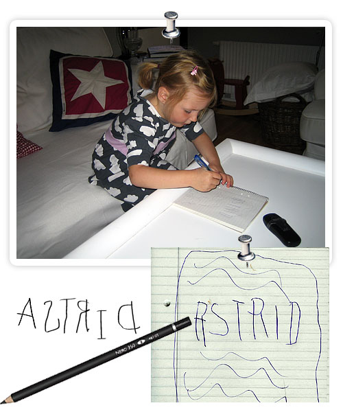 Astrid skriver